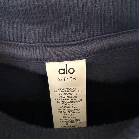 Alo Accolade crew neck pullover sweatshirt - Picture 4 of 4